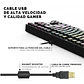 Teclado Gamer Mecánico Fantech Optilite MK872 Black Óptico RGB - Miniatura 3