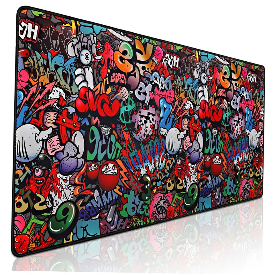 Mouse Pad Diseño Graffiti - XXL (90x40x2), DBMP011 1