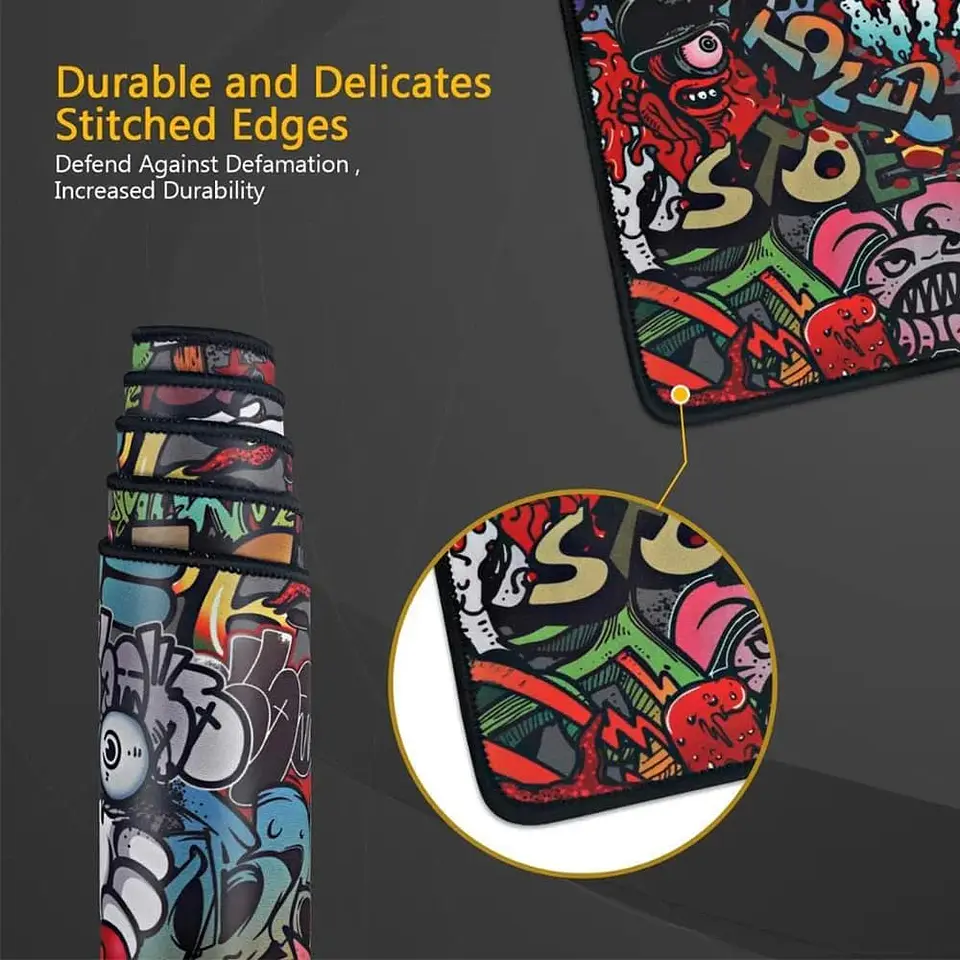Mouse Pad Diseño Graffiti - XXL (90x40x2), DBMP011 5