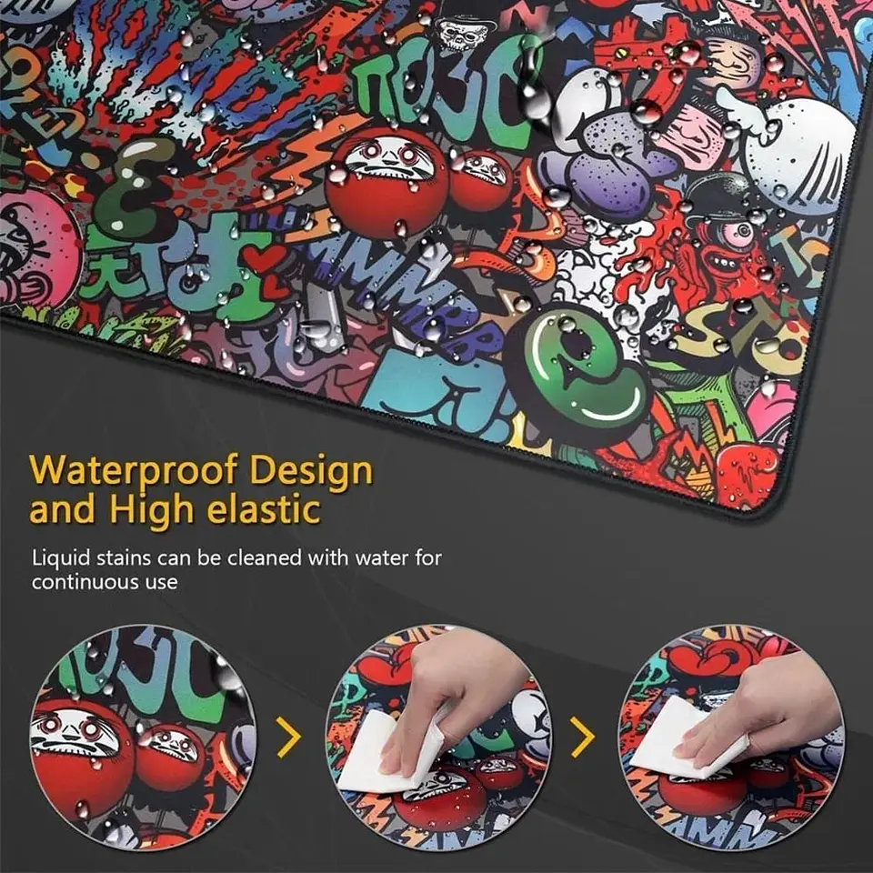 Mouse Pad Diseño Graffiti - XXL (90x40x2), DBMP011 9