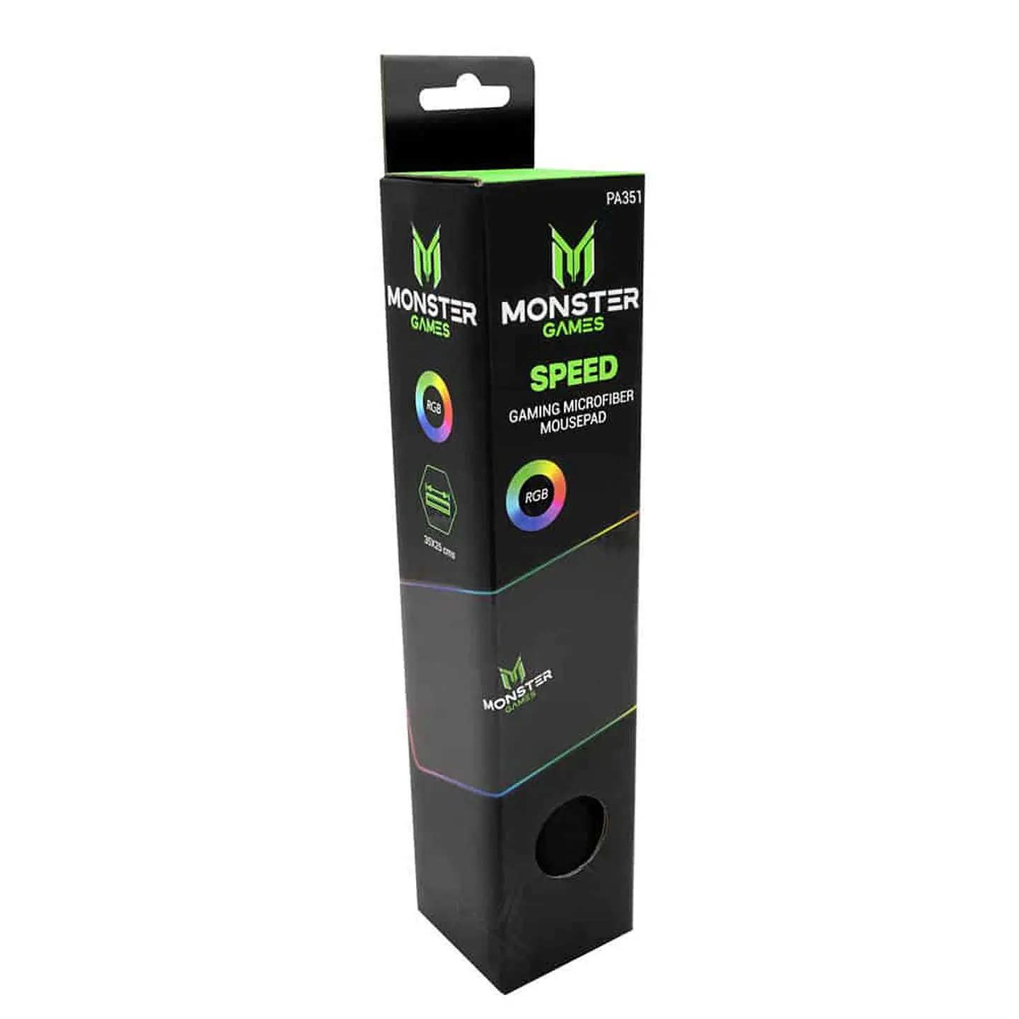 Mousepad Monster Games PA351 - Speed (35x25cm), RGB 4