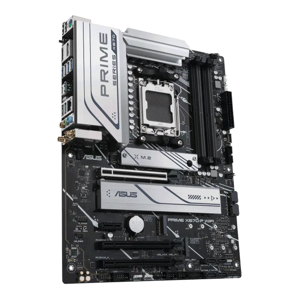 Placa Madre Asus Prime X670-P Wifi, AM5, DDR5, M.2, PCI-e 4.0 2
