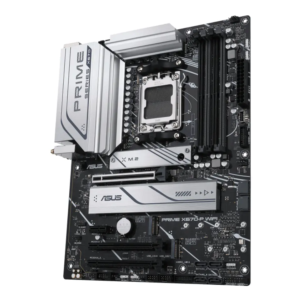 Placa Madre Asus Prime X670-P Wifi, AM5, DDR5, M.2, PCI-e 4.0 3