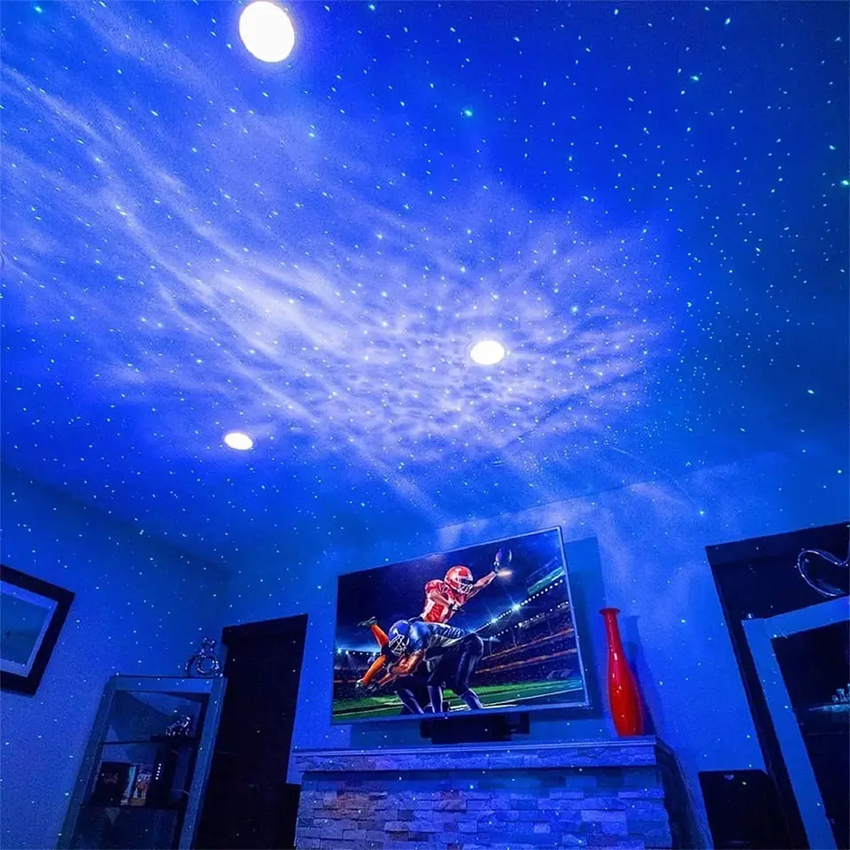 Proyector Láser con Led, Sky Project - Estrellas Con Nube Nebulosa 4