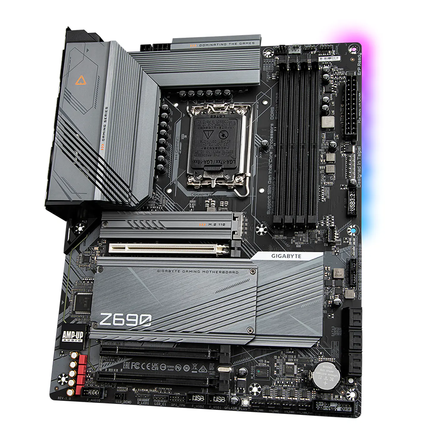 Placa Madre Gigabyte Z690 Gaming X, LGA 1700, DDR5, RGB, PCI-e 5.0 - Intel 4