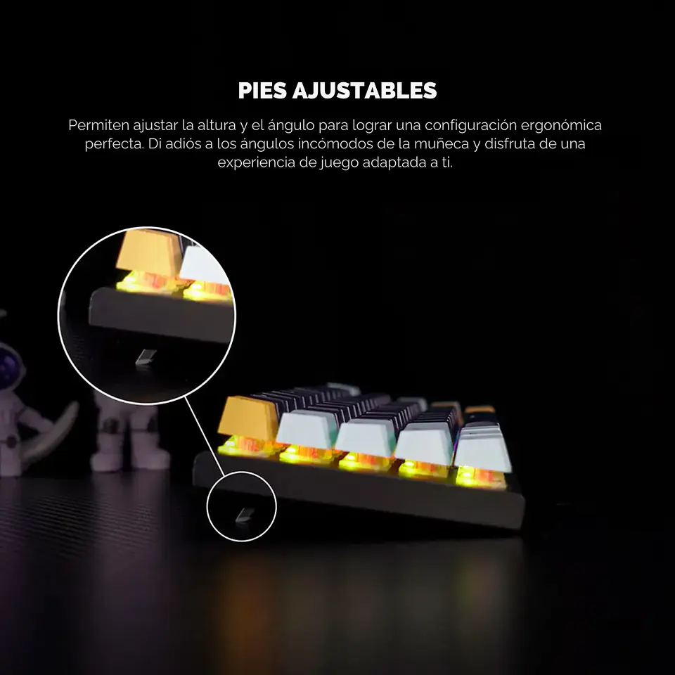 Teclado Gamer Mecánico Fantech MK875V2 ATOM81 Navy Switch Blue 6