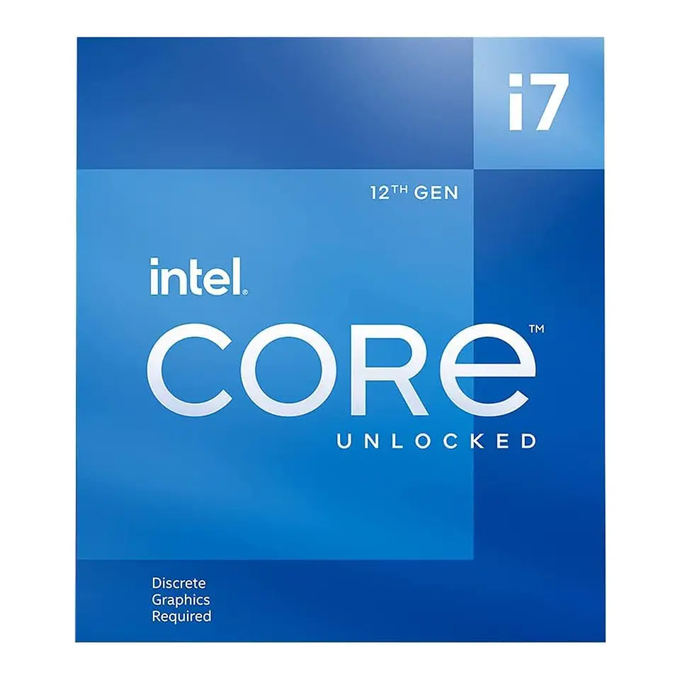 Procesador Intel Core i7-12700KF, 12º Gen 3.6GHz (Hasta 5GHz), Socket LGA1700, s 1