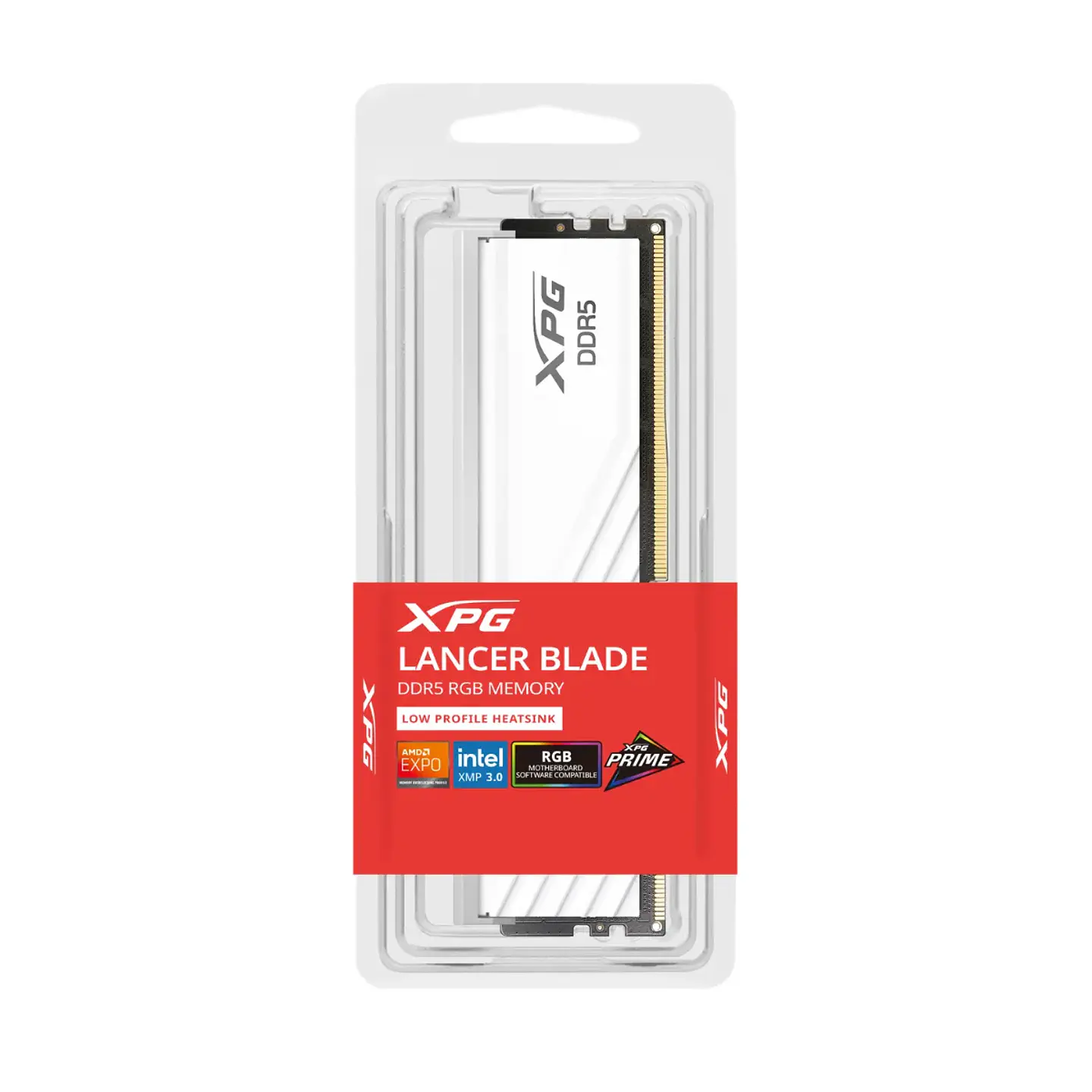 Memoria Ram XPG Lancer Blade 16GB DDR5 6000MT/s RGB, DIMM Blanca 3