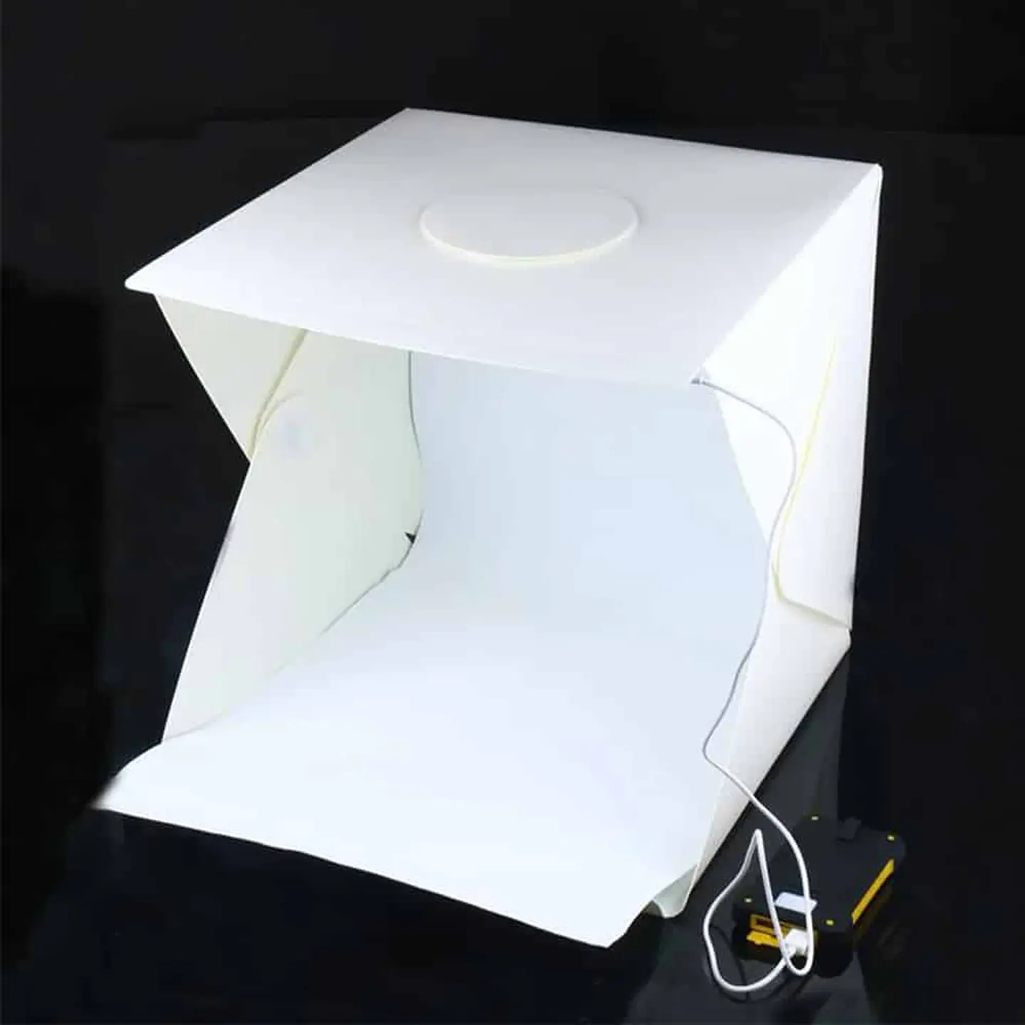 Estudio Fotográfico Set Profesional Portátil 40 x 40cm Luz Led, entrada USB - 5 3