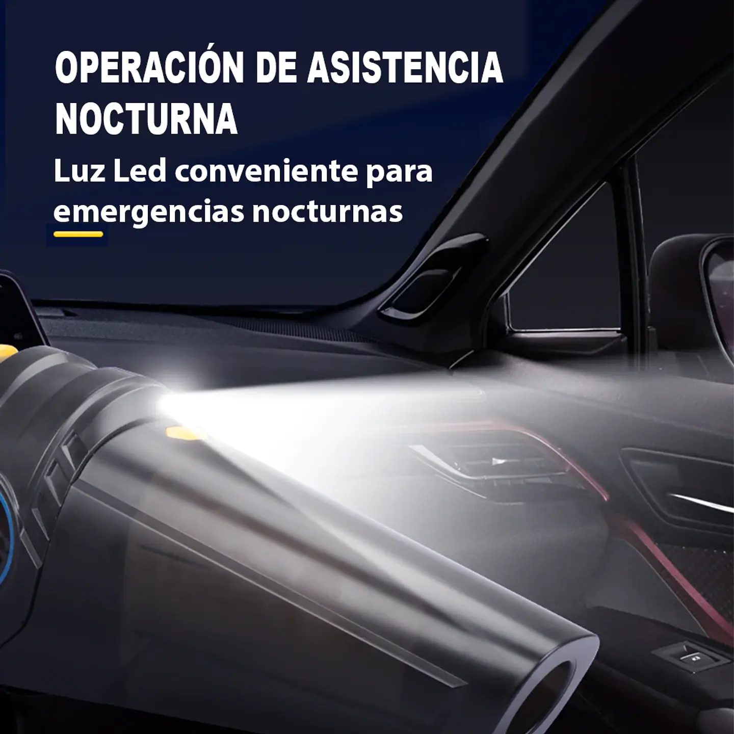 Aspiradora Para Auto Potente Con Inflador De Neumáticos - 2 en 1 5