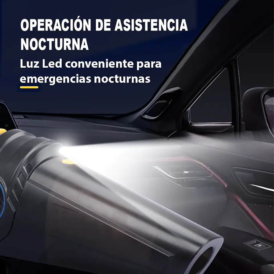 Aspiradora Para Auto Potente Con Inflador De Neumáticos - 2 en 1 5