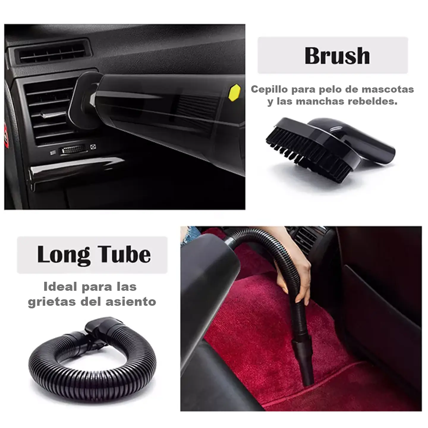 Aspiradora Para Auto Potente Con Inflador De Neumáticos - 2 en 1 6