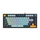 Teclado Gamer Mecánico Fantech MK875V2 ATOM81 SkyBlue Switch Blue - Miniatura 1