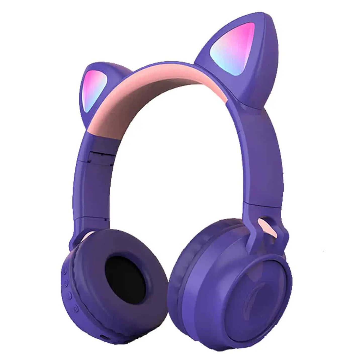 Audífono Inalámbrico Cat Ear, RGB (Orejas de Gato con Luces, ZW-028) 2