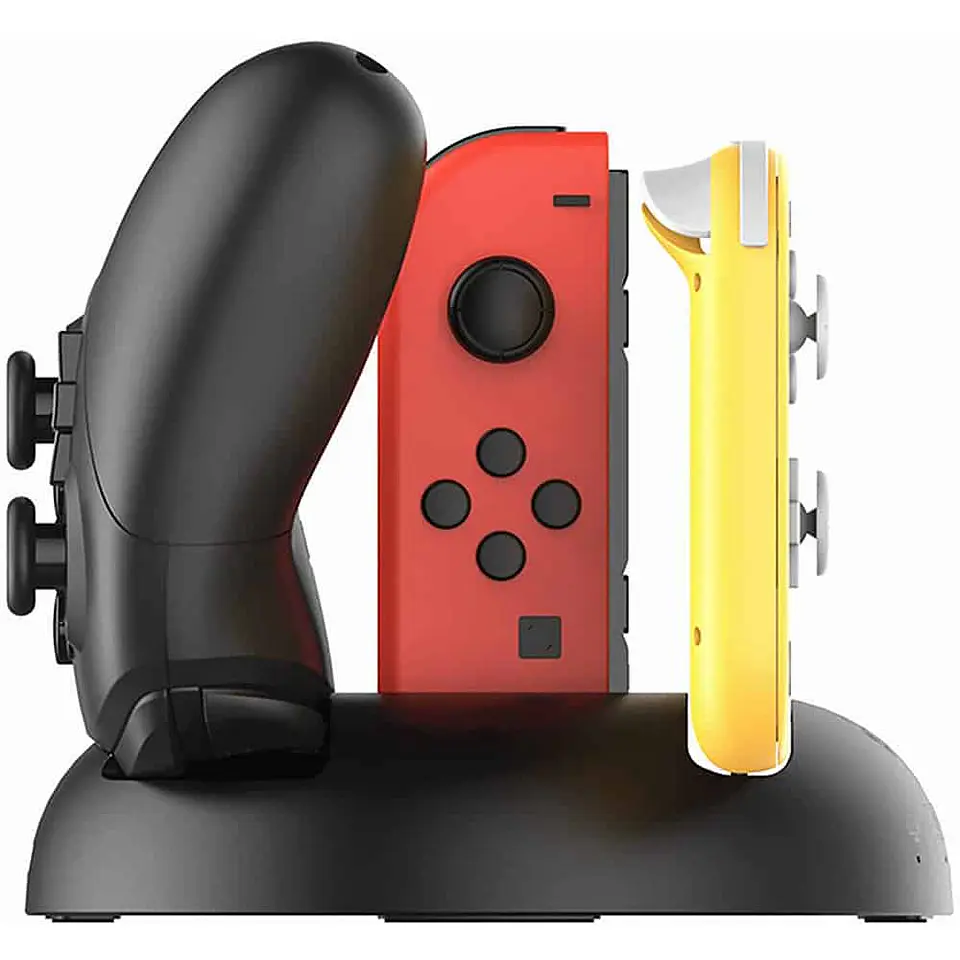 Base de carga 4 en 1 Ipega - para controles N-Switch/N-Switch Lite, Pro y Joy-con 5