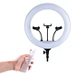 Aro De Luz Led 45CM Profesional + Trípode + Control + Pila - Miniatura 6