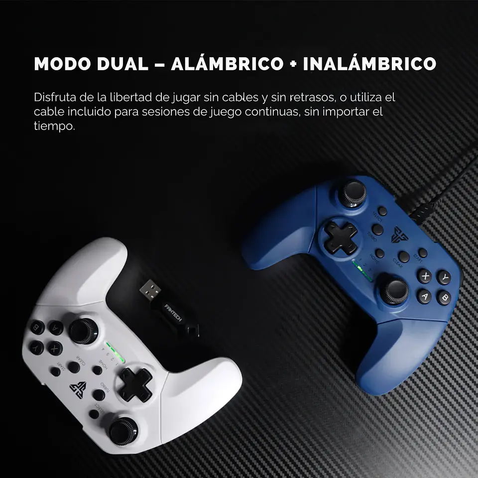 Control Joystick Inalambrico Fantech Wgp13 Shooter Ii Blue 3