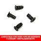 Pack 4 Tornillos Para Ventilador De Computador Pc - Miniatura 2