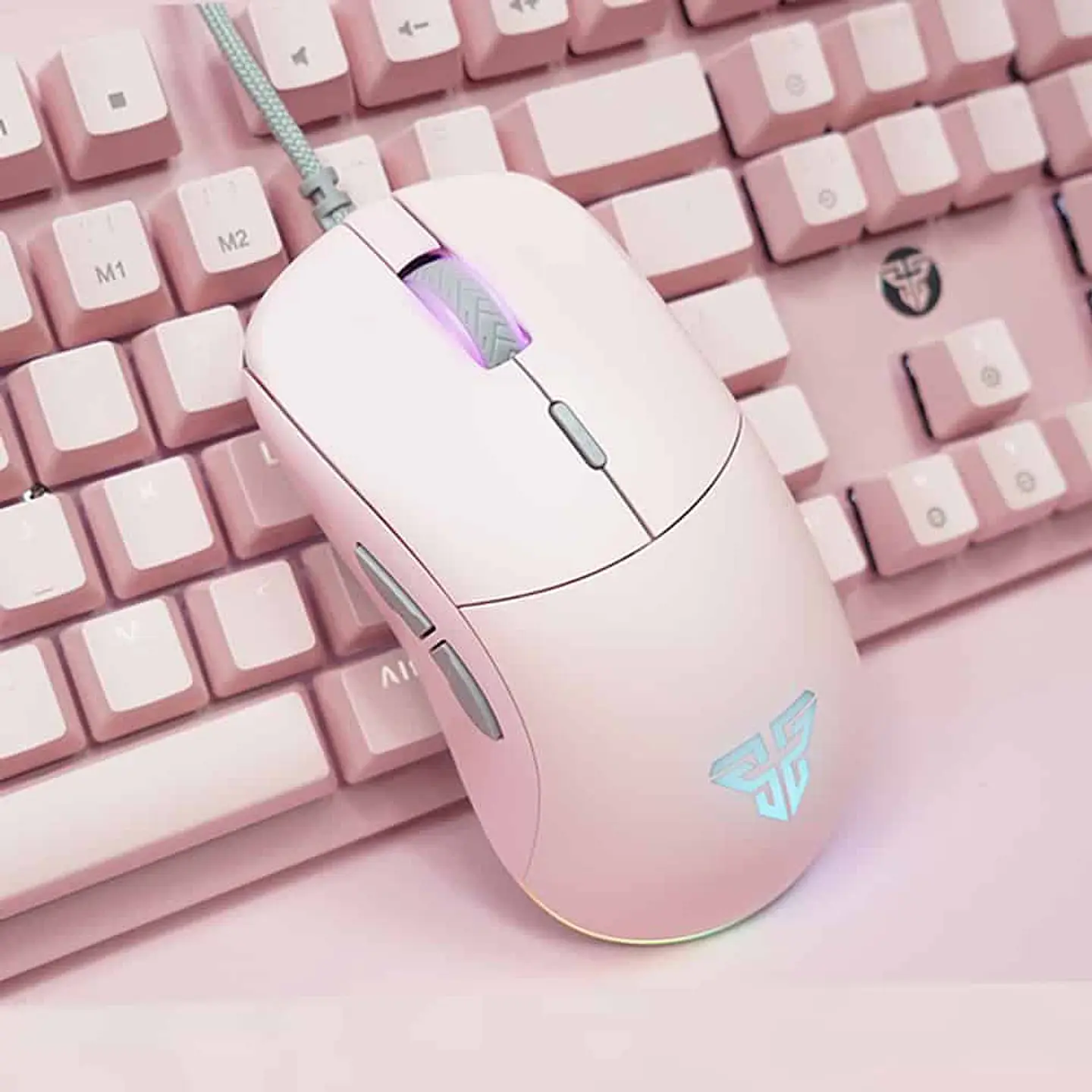 Mouse Gamer Fantech Helios UX3, RGB, 16000 DPI - Sakura Edition 4
