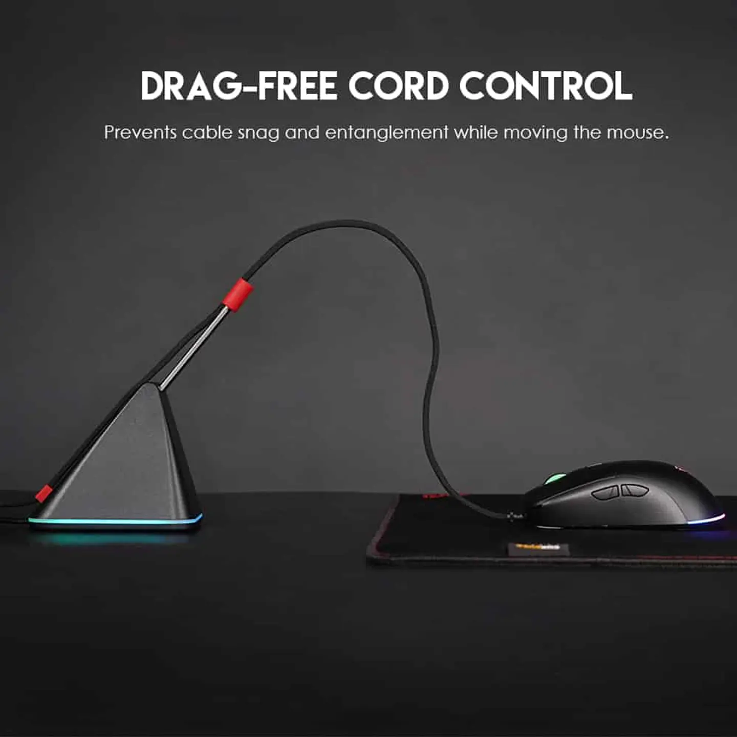 Soporte para cable de Mouse Bungee Fantech Prisma - MBR01 RGB Sakura Edition 4