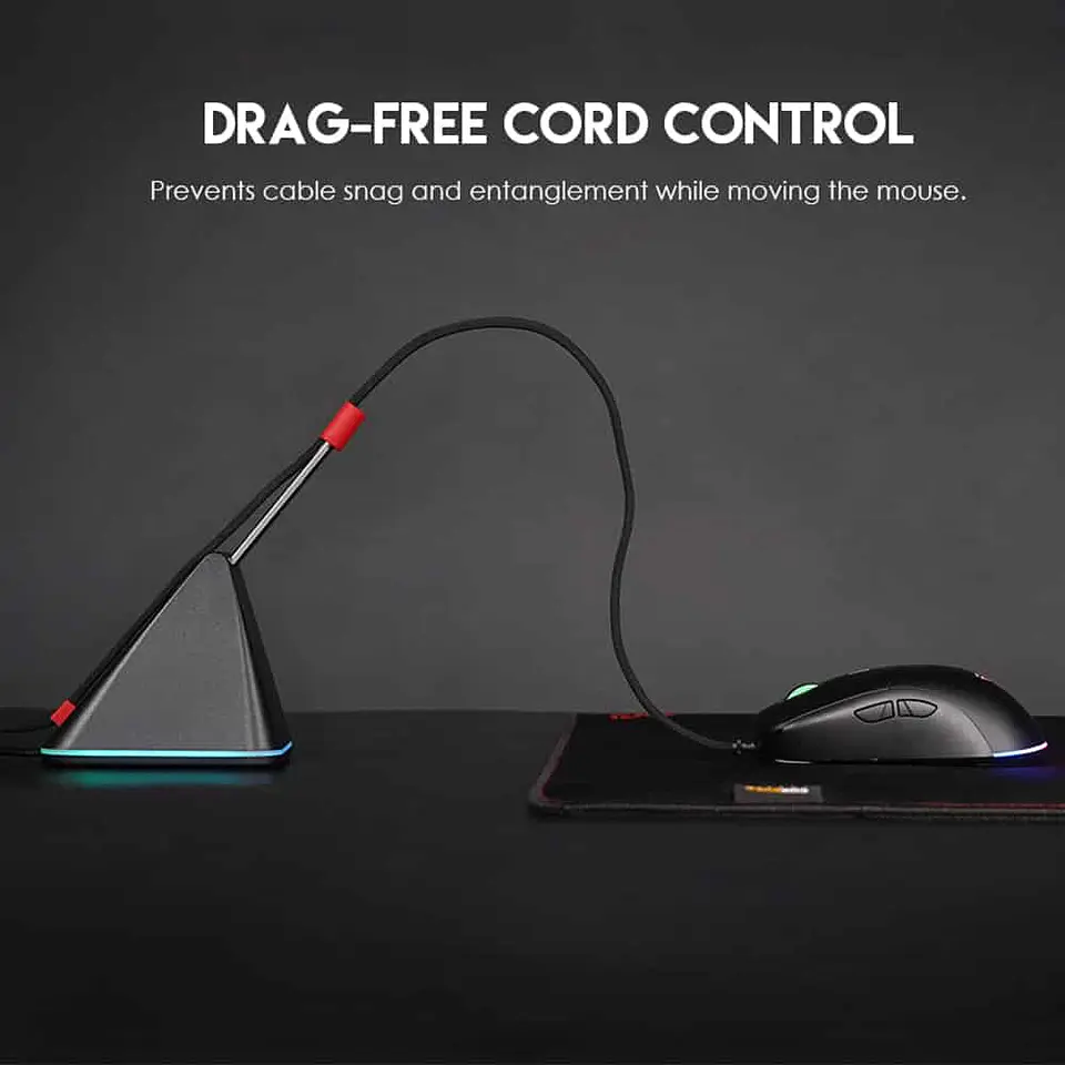 Soporte para cable de Mouse Bungee Fantech Prisma - MBR01 RGB Sakura Edition 4