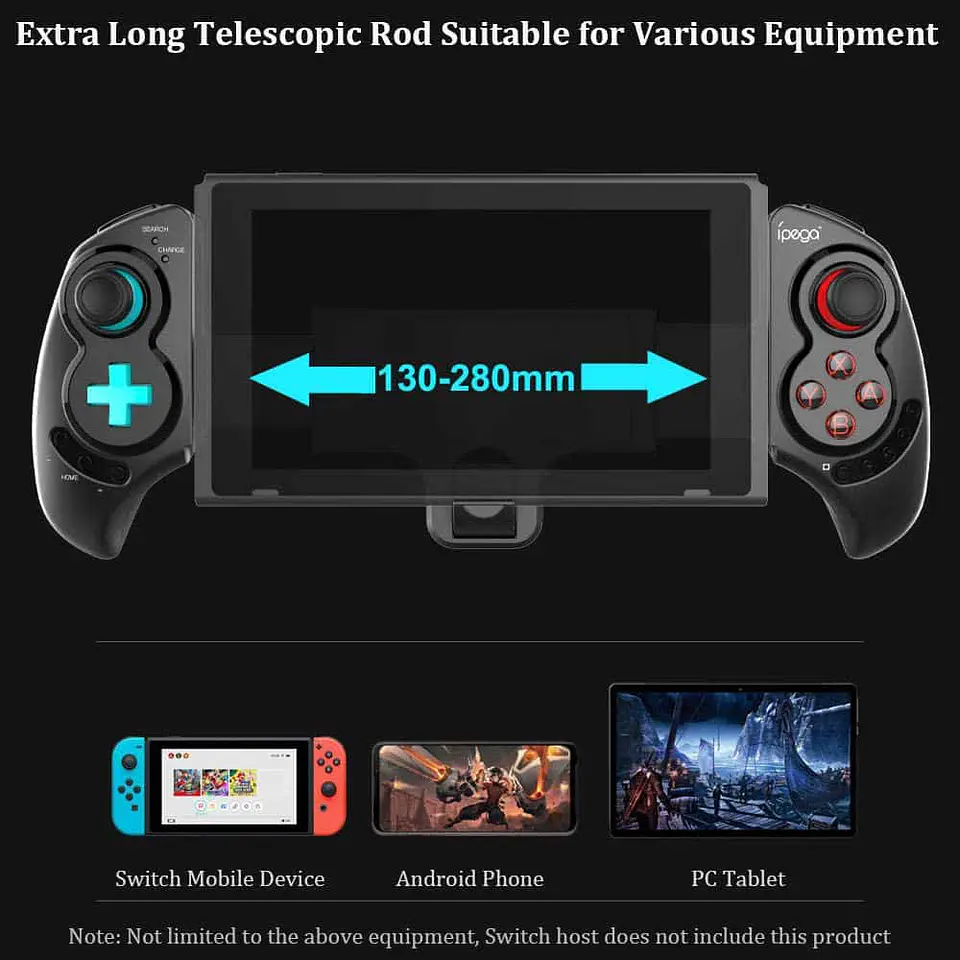 Control Gamepad Ipega SW-029 Inalámbrico para N-Swhitch, Ps3, Celular, Tablets, 7