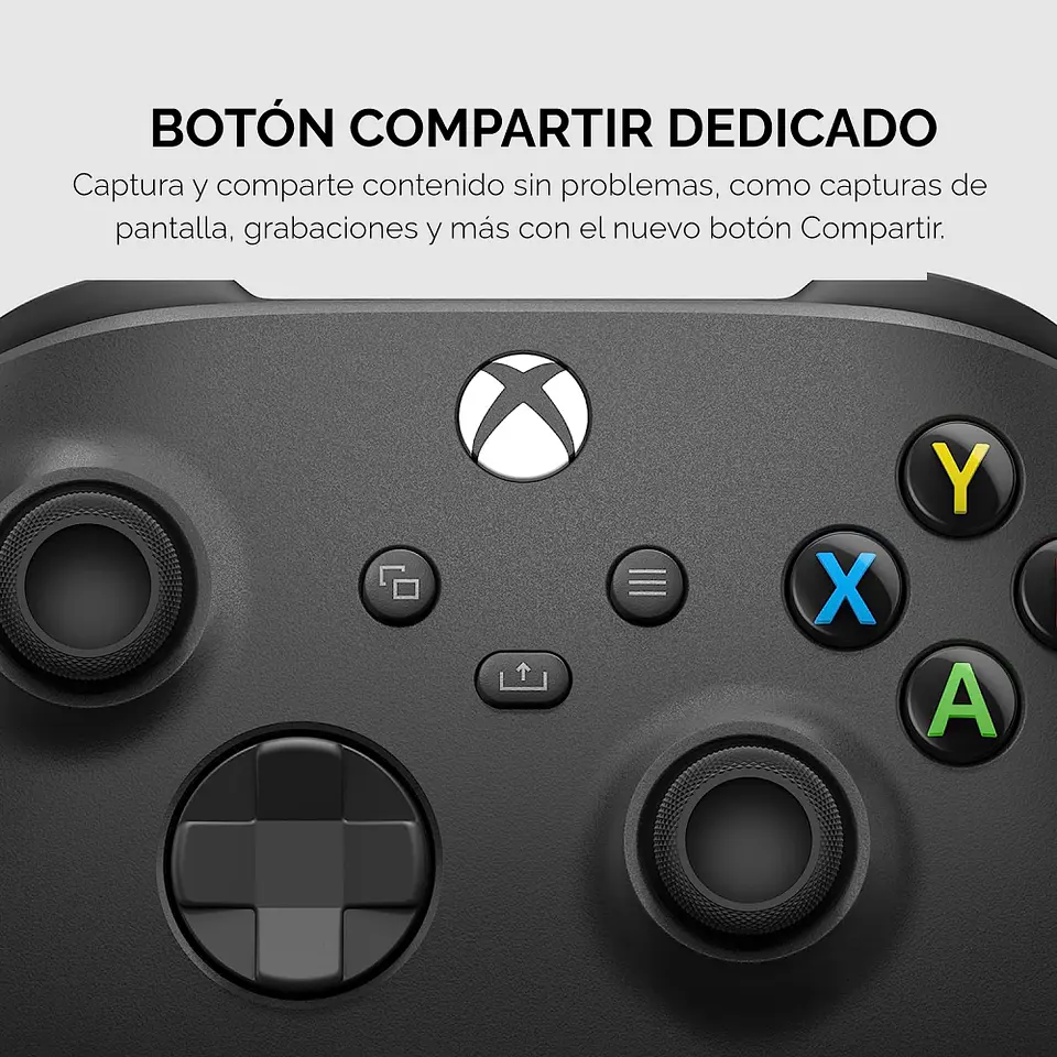Control joystick inalámbrico Xbox Wireless Controller Series One/S/X, Carbon Black 7