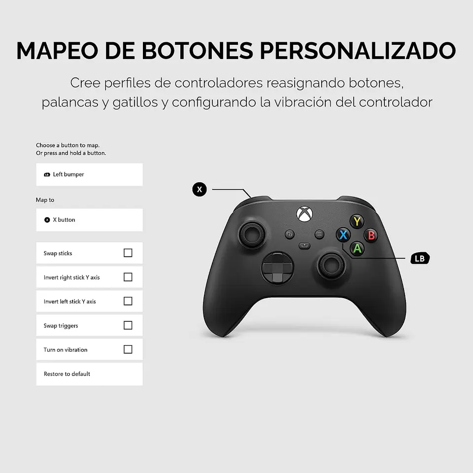 Control joystick inalámbrico Xbox Wireless Controller Series One/S/X, Shock Blue 6