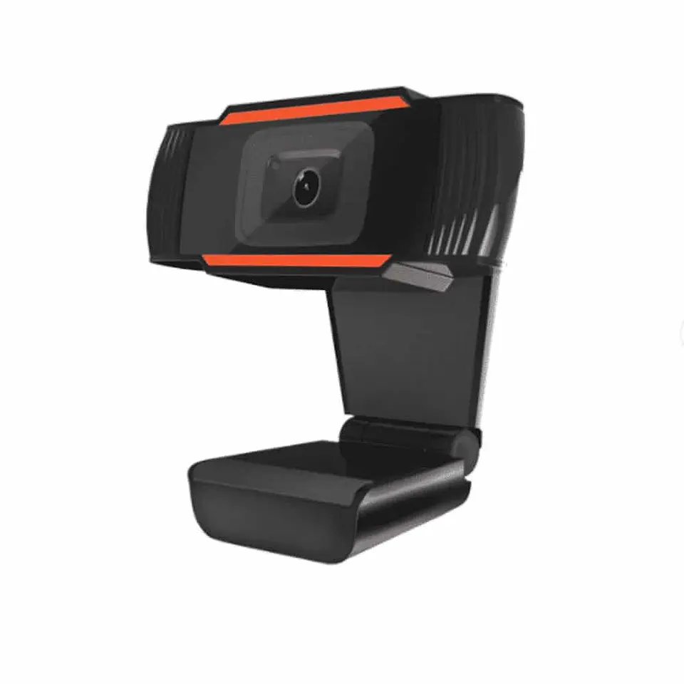 Webcam Cámara con micrófono y soporte para pantalla, conexión plug y USB - 07958 4