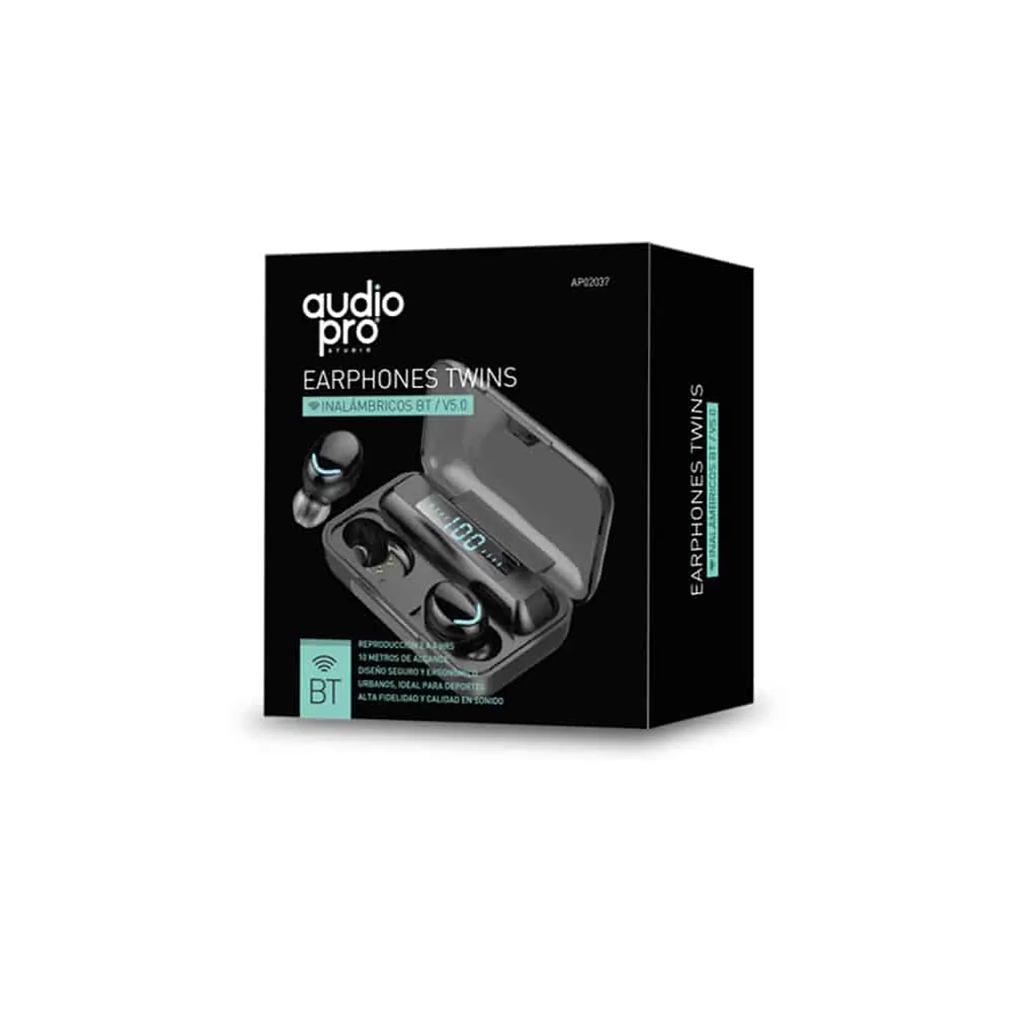 Audífonos Bluetooth V5-0 Inalámbricos EarPhones Twins - Audio Pro (AP02037) 8