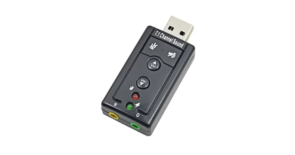 Adaptador de Audio USB Estéreo 3D