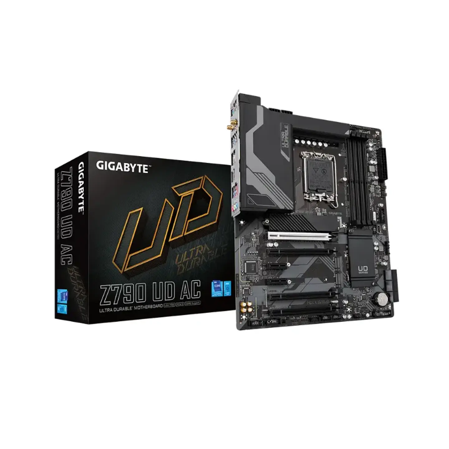 Placa Madre Gigabyte Z790 UD AC (LGA1700, DDR5 4000/7600MHz, M.2 x2, ATX) 1
