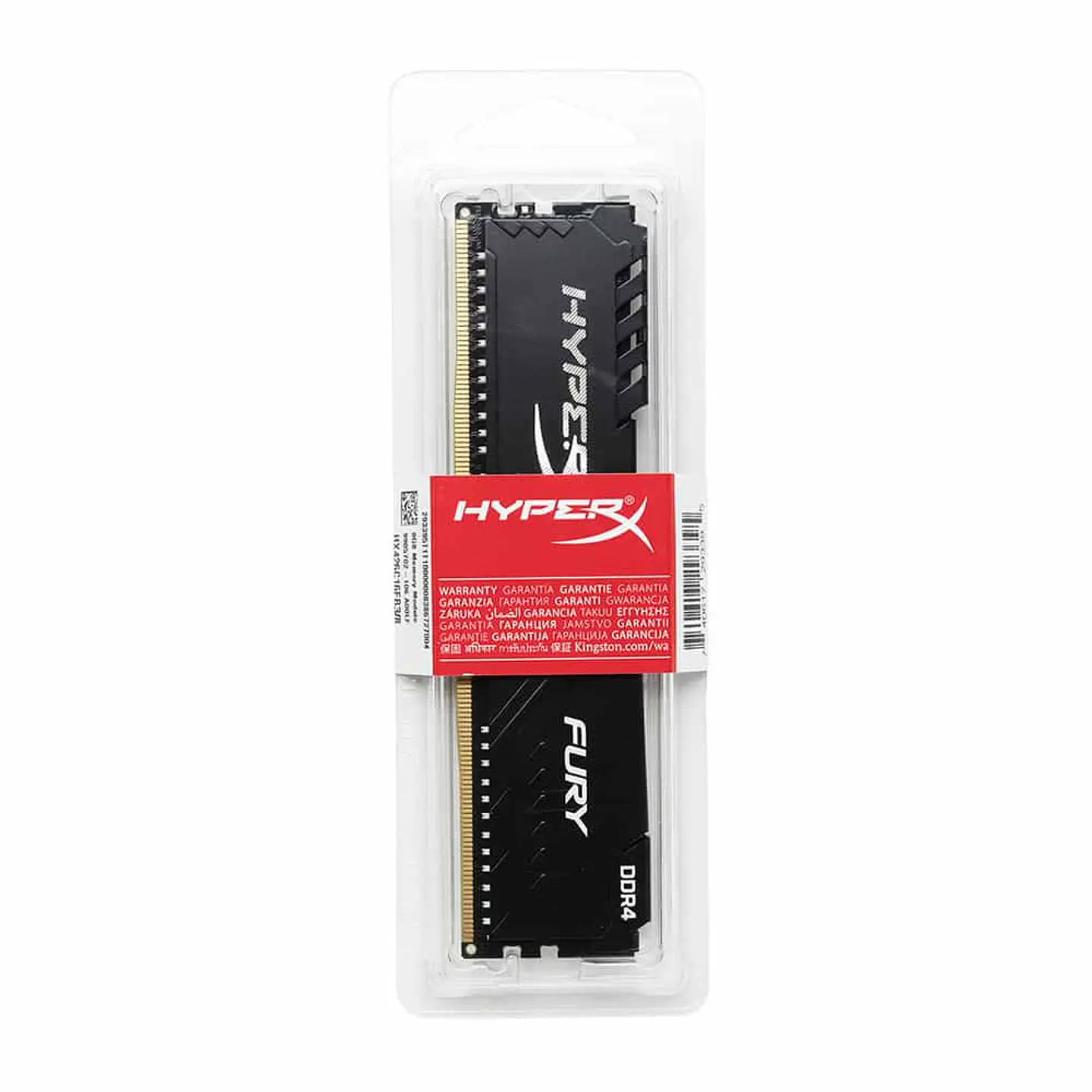 Memoria Ram HyperX Fury Black 8GB (HX426C16FB3/8, DDR4, 2666MHz) - Para Pc 5