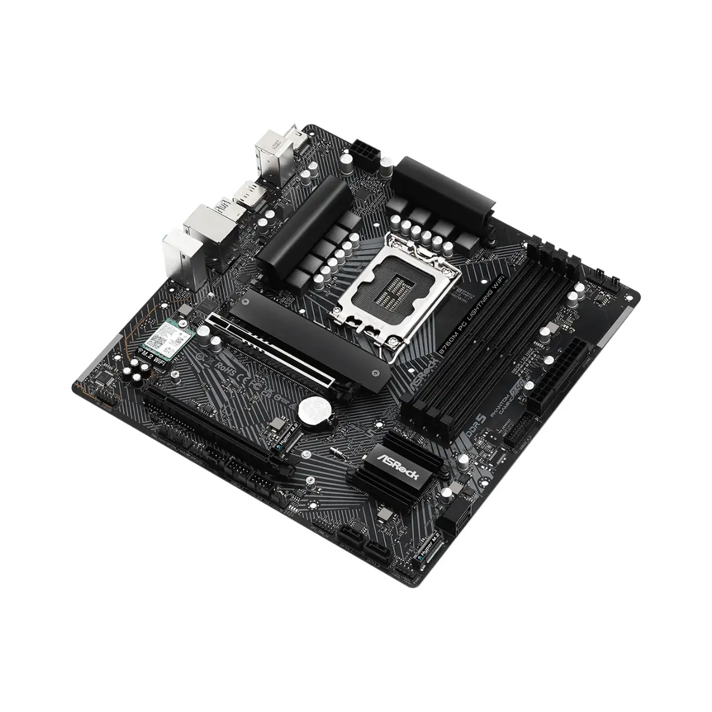 Placa Madre ASRock B760M PG Lightning WiFi LGA 1700 DDR5 mATX 6