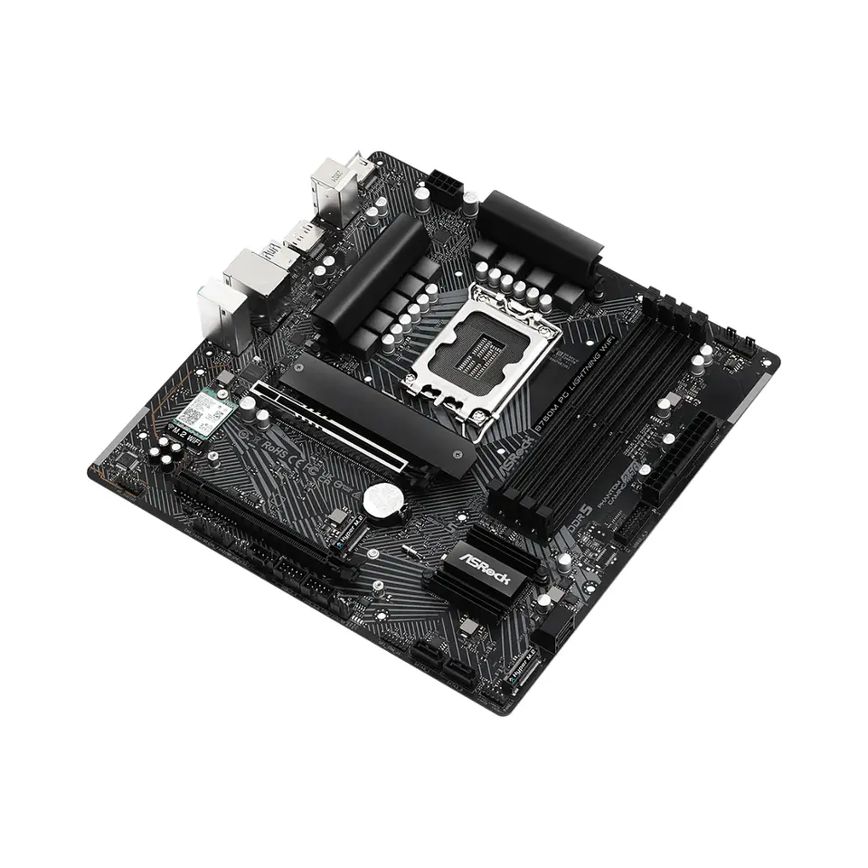 Placa Madre ASRock B760M PG Lightning WiFi LGA 1700 DDR5 mATX 6