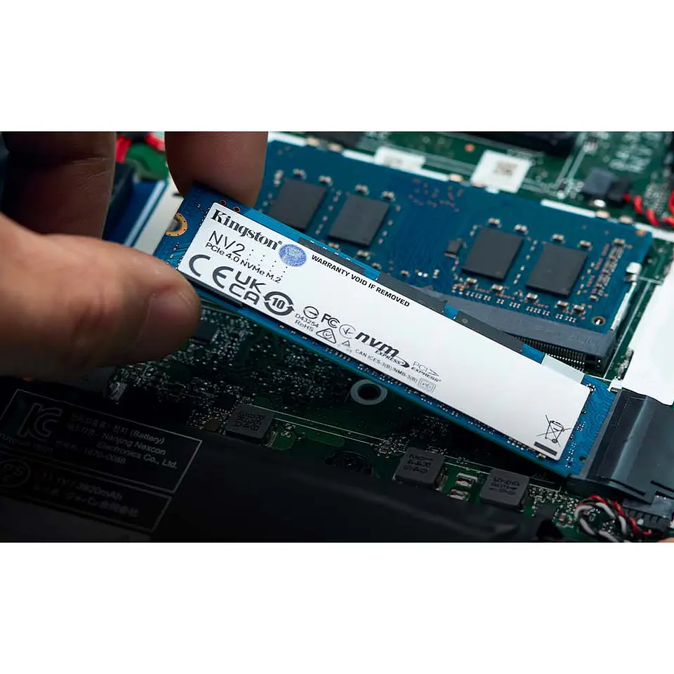 Disco de Estado Sólido Kingston NV2, 1TB NVMe, PCIe 4.0, Lectura 3500 MB/s Escri 4