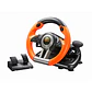 Volante PXN V3 PRO con Pedales PC, PS3, PS4, Xbox One, Xbox Series X - Naranja - Miniatura 1