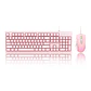 Kit Gamer 2 En 1 Onikuma G25-cw905, Teclado + Mouse Pink - Miniatura 2