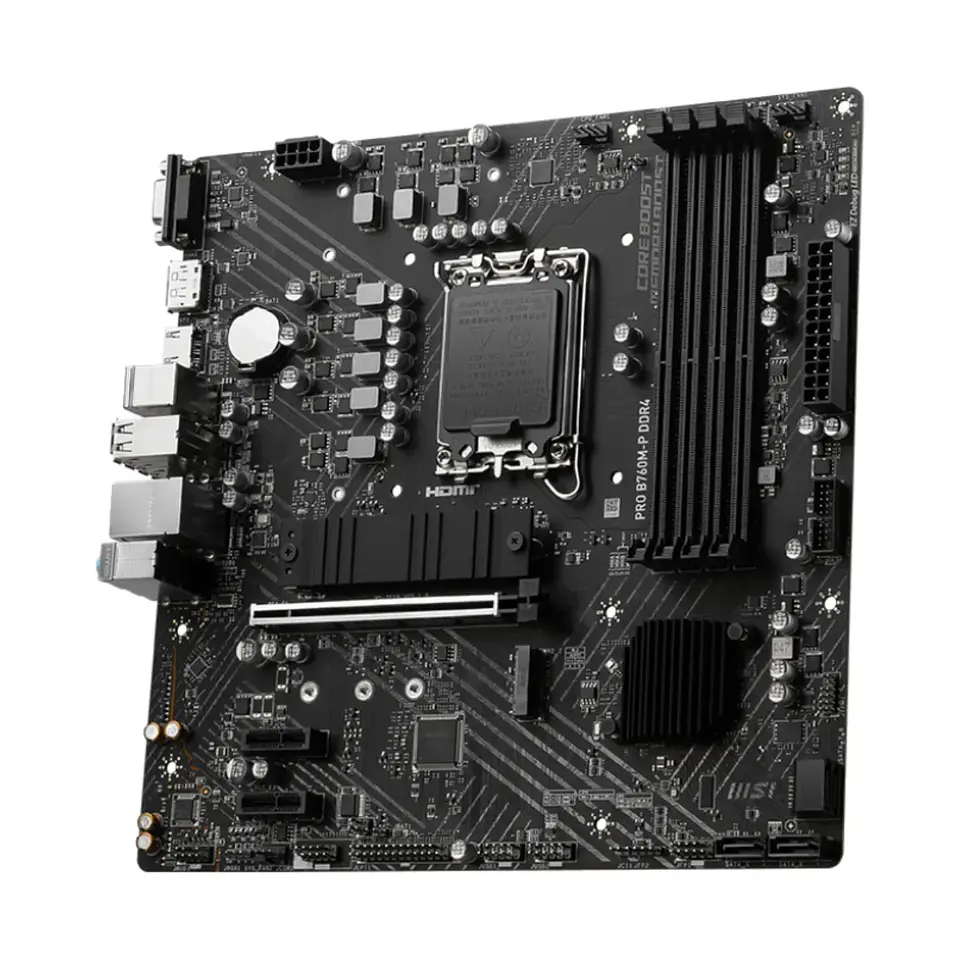 Placa Madre MSI PRO B760M-P LGA 1700 DDR4 M.2 mATX 3