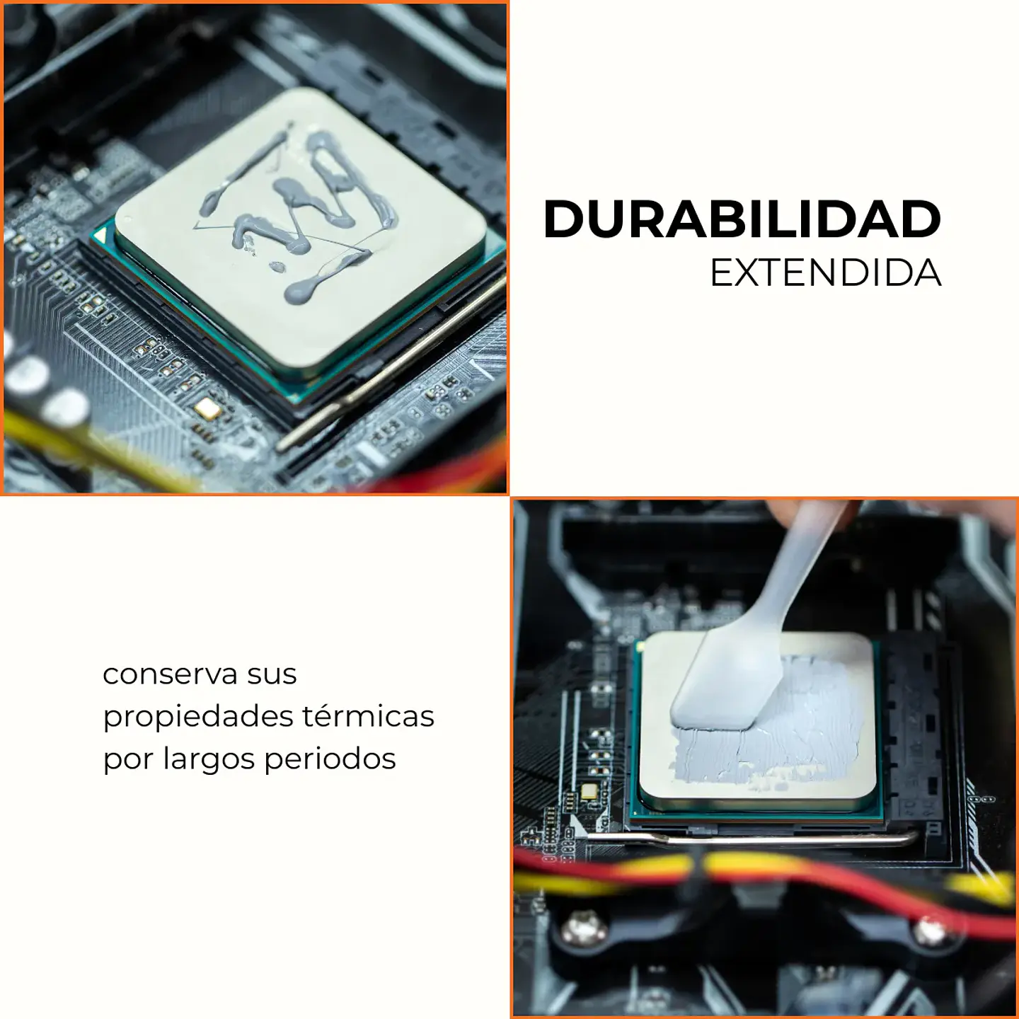 Pasta Térmica Disipadora Cpu Y Gpu Kronos KP03 1g 6,5W Pack x3 5