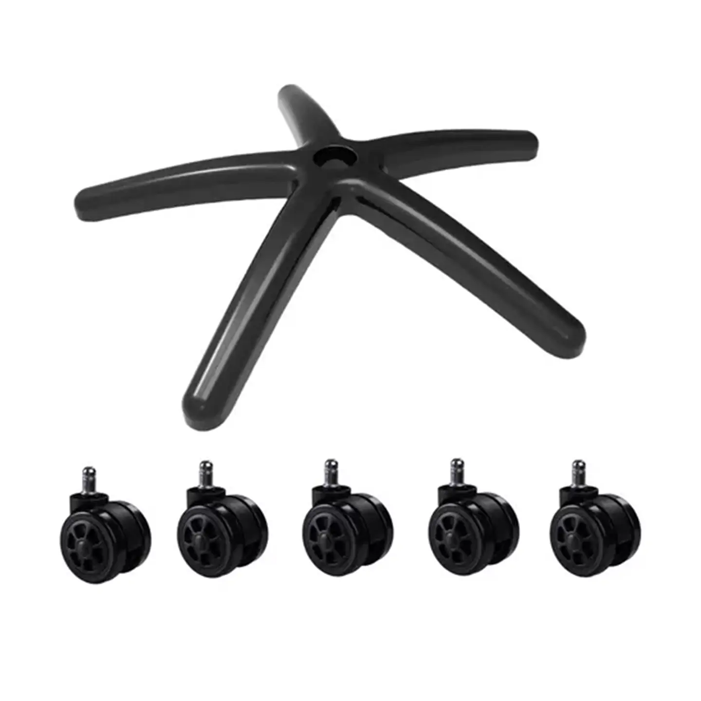 Pack de Recambio para Silla, Base + Ruedas + Pistón + Funda 2