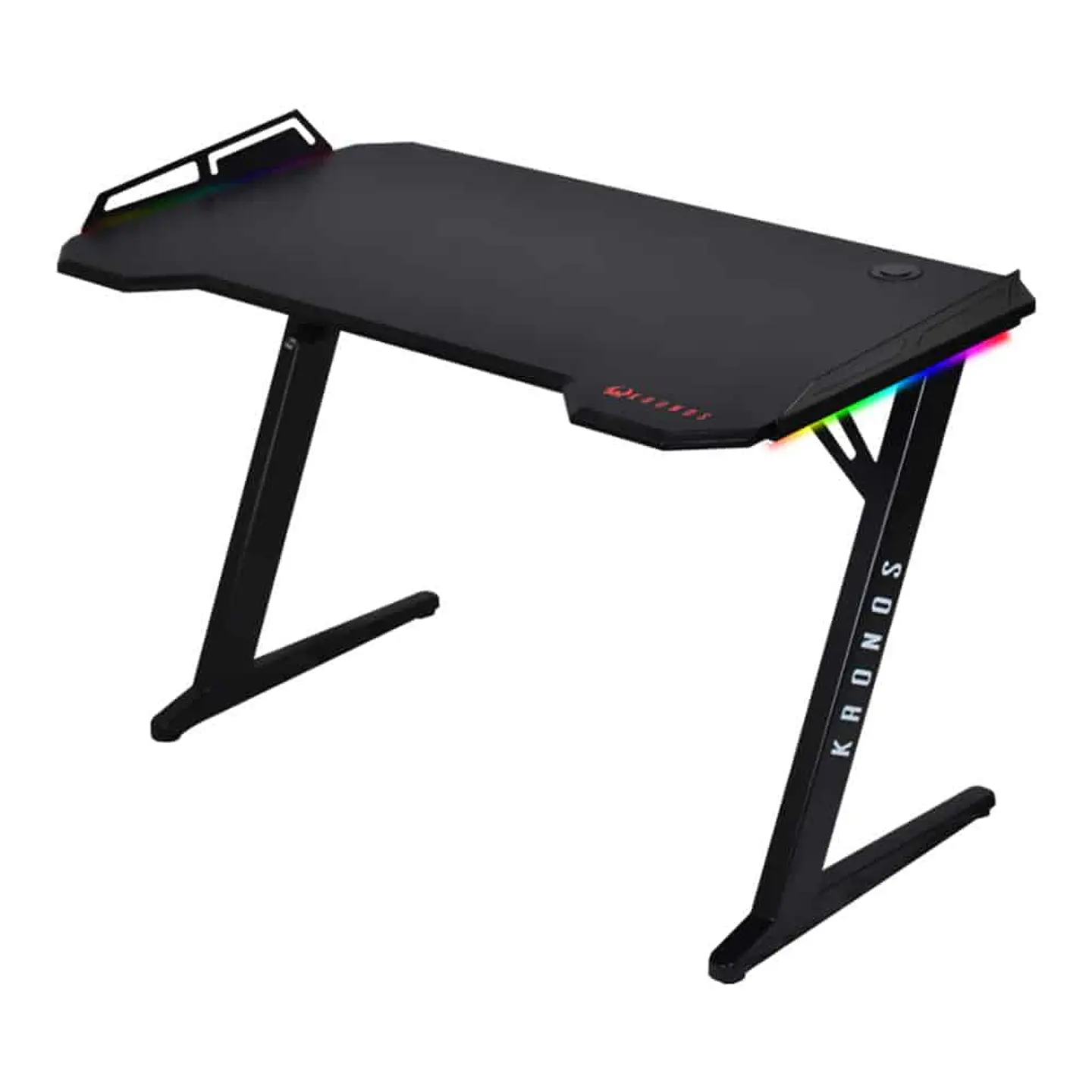 Escritorio Gamer Kronos Athos II, con iluminación LED y HUB 1