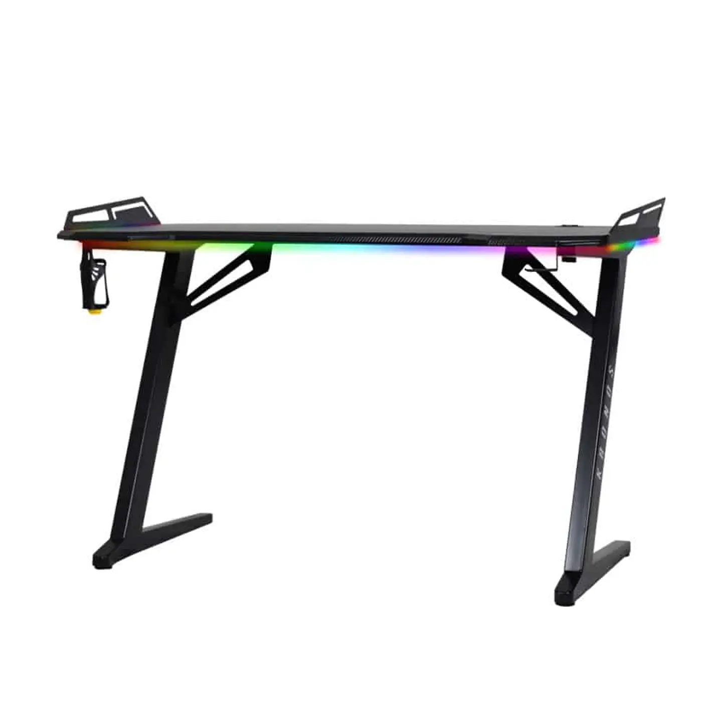 Escritorio Gamer Kronos Athos II, con iluminación LED y HUB 3