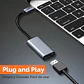 Hub Adaptador USB Tipo C a 1 HDMI 4K UltraHD 60Hz 8cm Win/Mac - Miniatura 2