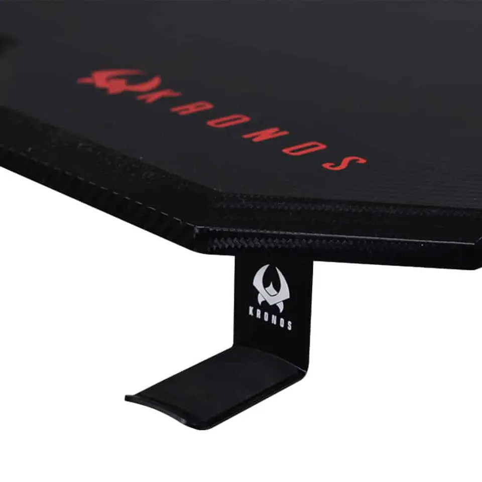 Escritorio Gamer Kronos Athos II, con iluminación LED y HUB 7