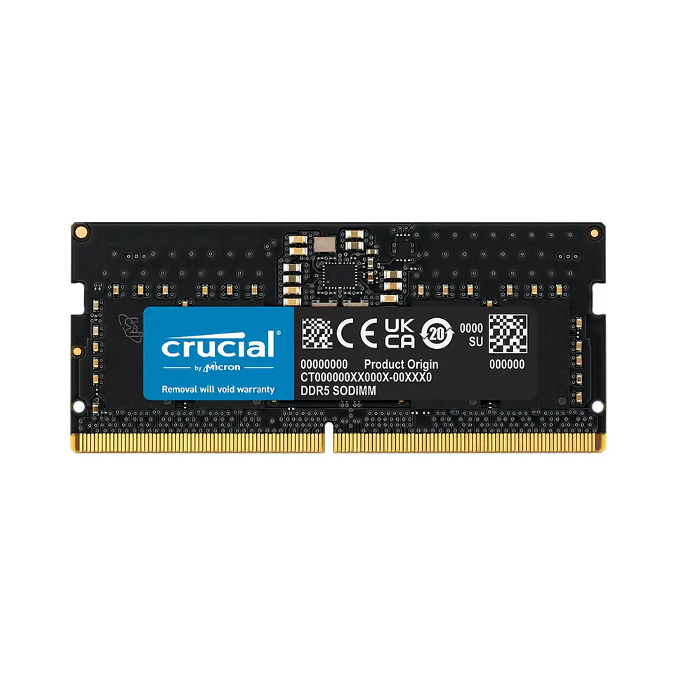 Memoria Ram Crucial 8GB DDR5 5600Mhz CL45 Sodimm (Openbox) 1
