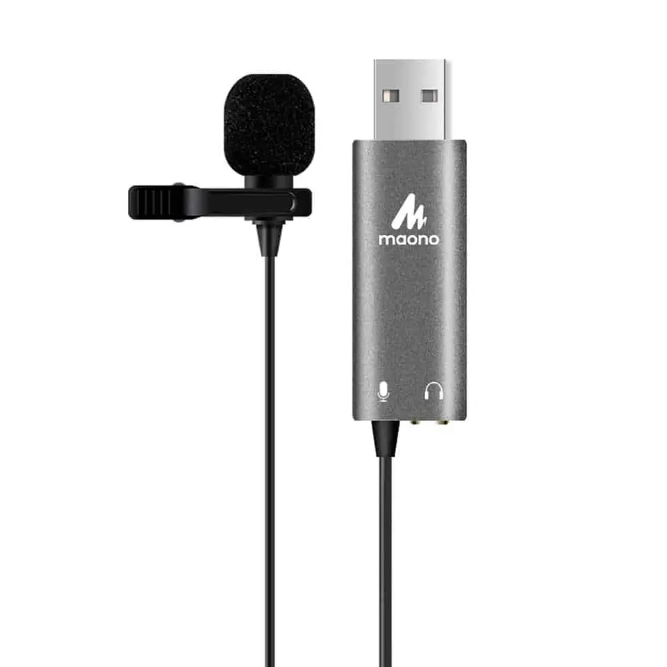 Micrófono de Solapa MAONO AU-UL20 (Tarjeta de Sonido) - USB 1
