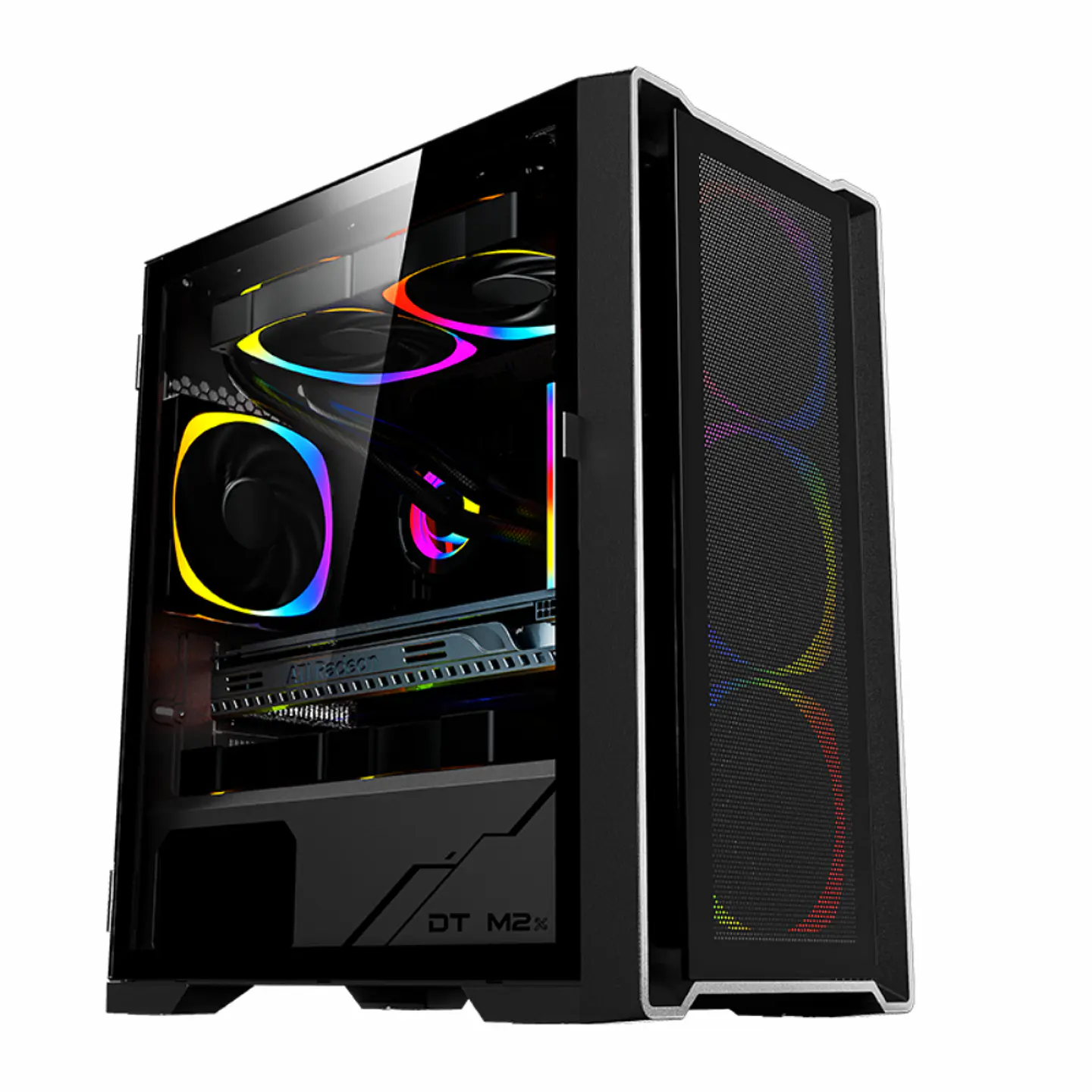 Gabinete Diamond Design (Micro-ATX, Vidrio Templado, USB 3.0) 1