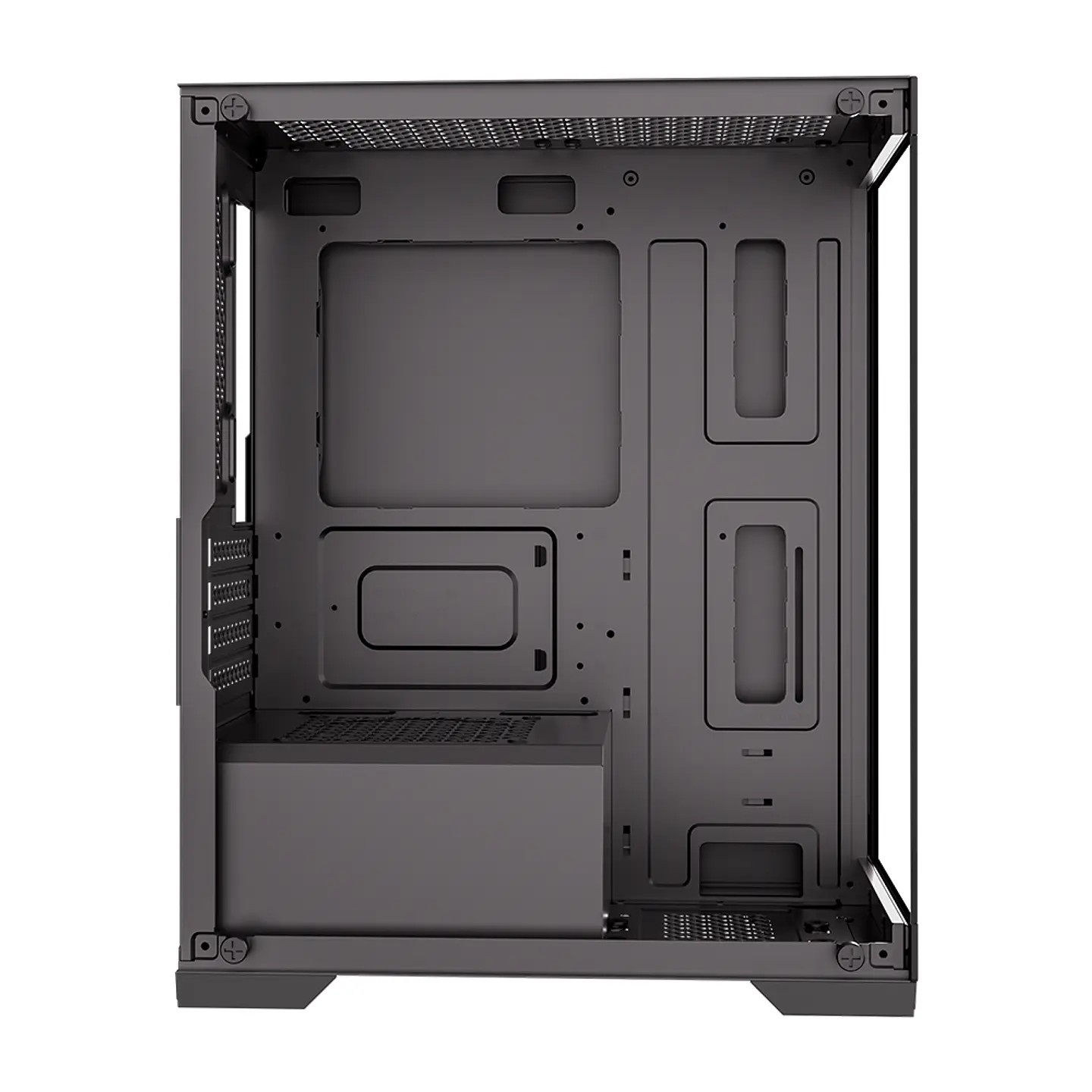 Gabinete Kronos Diamond Black mATX, Vidrio Templado, USB 3.0 3