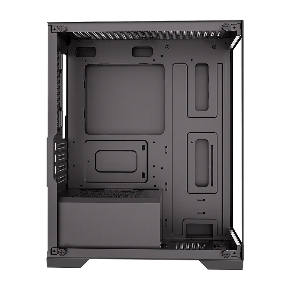 Gabinete Kronos Diamond Black mATX, Vidrio Templado, USB 3.0 3